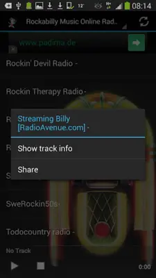 Rockabilly Music Online Radio android App screenshot 1